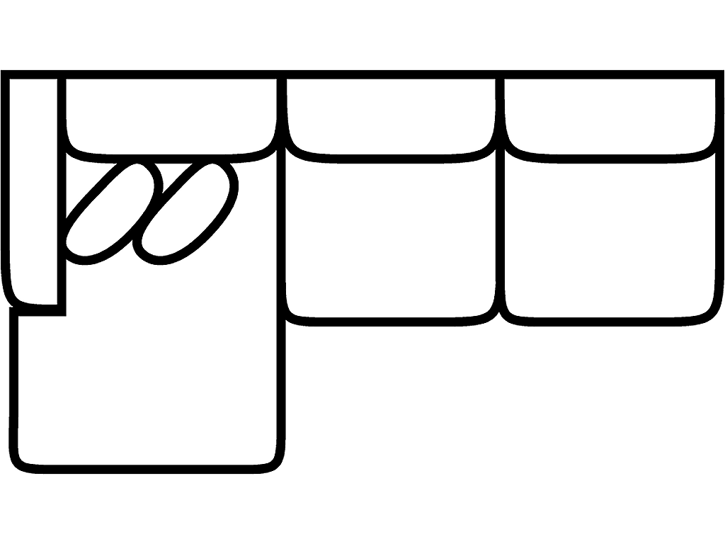 LSF 1 Arm Sofa Chaise - image 1