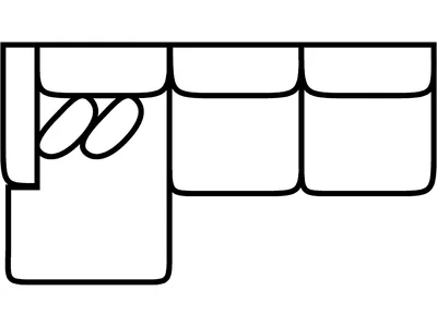 LSF 1 Arm Sofa Chaise - Alternative View