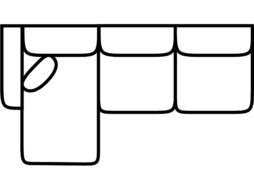LSF 1 Arm Chaise Sofa - image 1