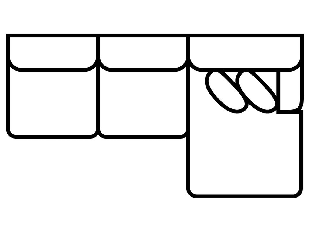RSF 1 Arm Sofa Chaise - image 1