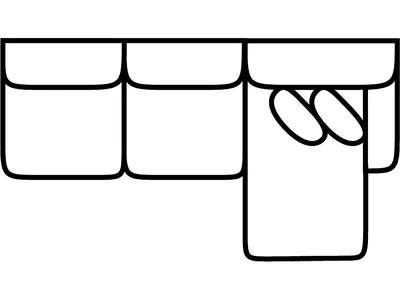 RSF 1 Arm Sofa Chaise