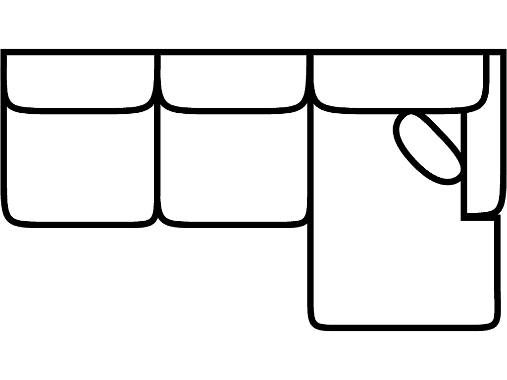 RSF 1 Arm Sofa Chaise - image 1
