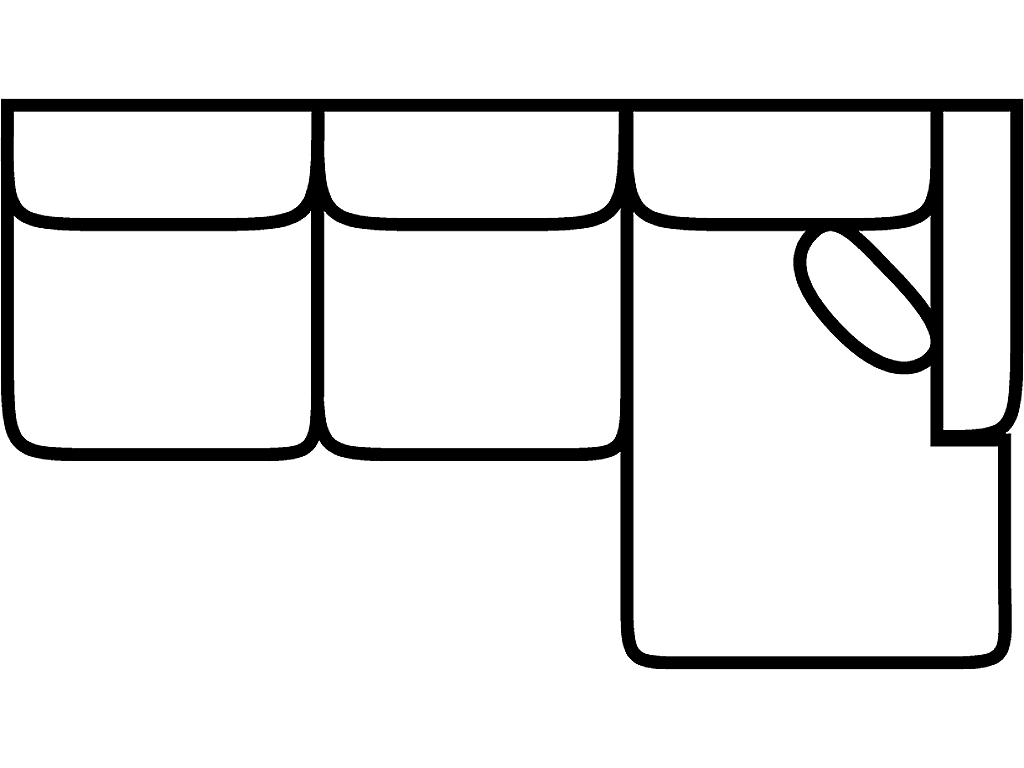 RSF 1 Arm Sofa Chaise - image 1