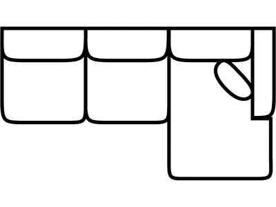 RSF 1 Arm Sofa Chaise