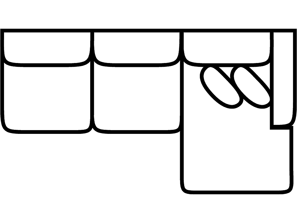 RSF 1 Arm Sofa Chaise - image 1