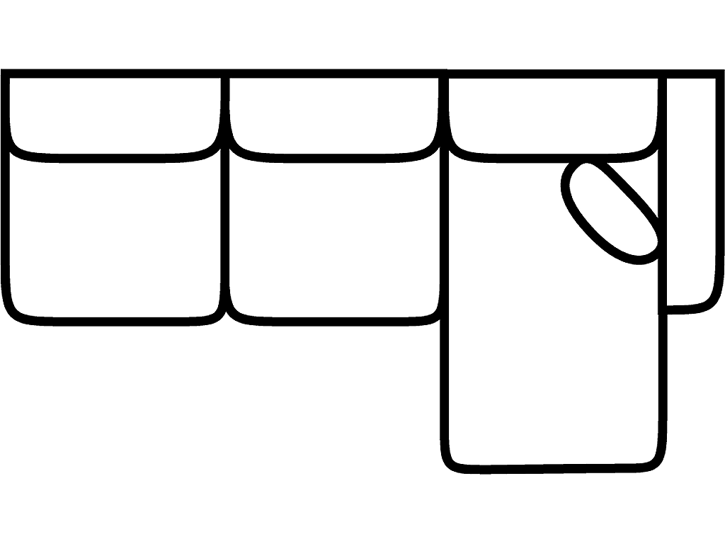 RSF 1 Arm Sofa Chaise - image 1