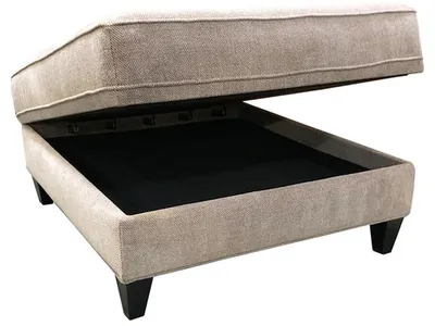 Sq. Storage Ottoman