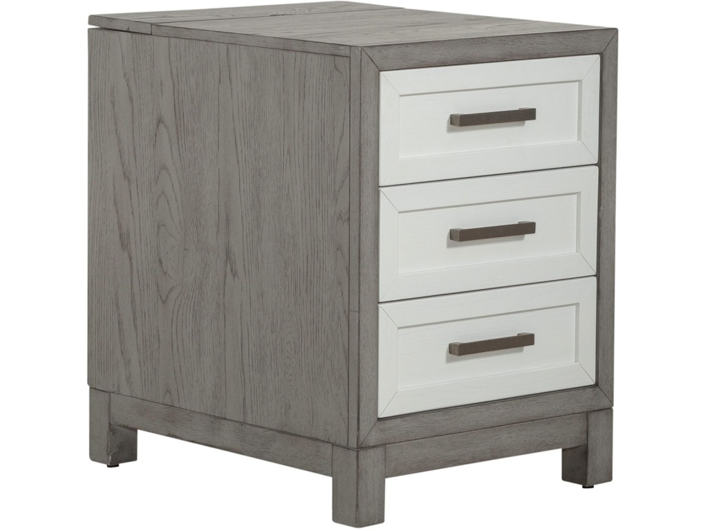 3 Drawer Chairside Table - image 1