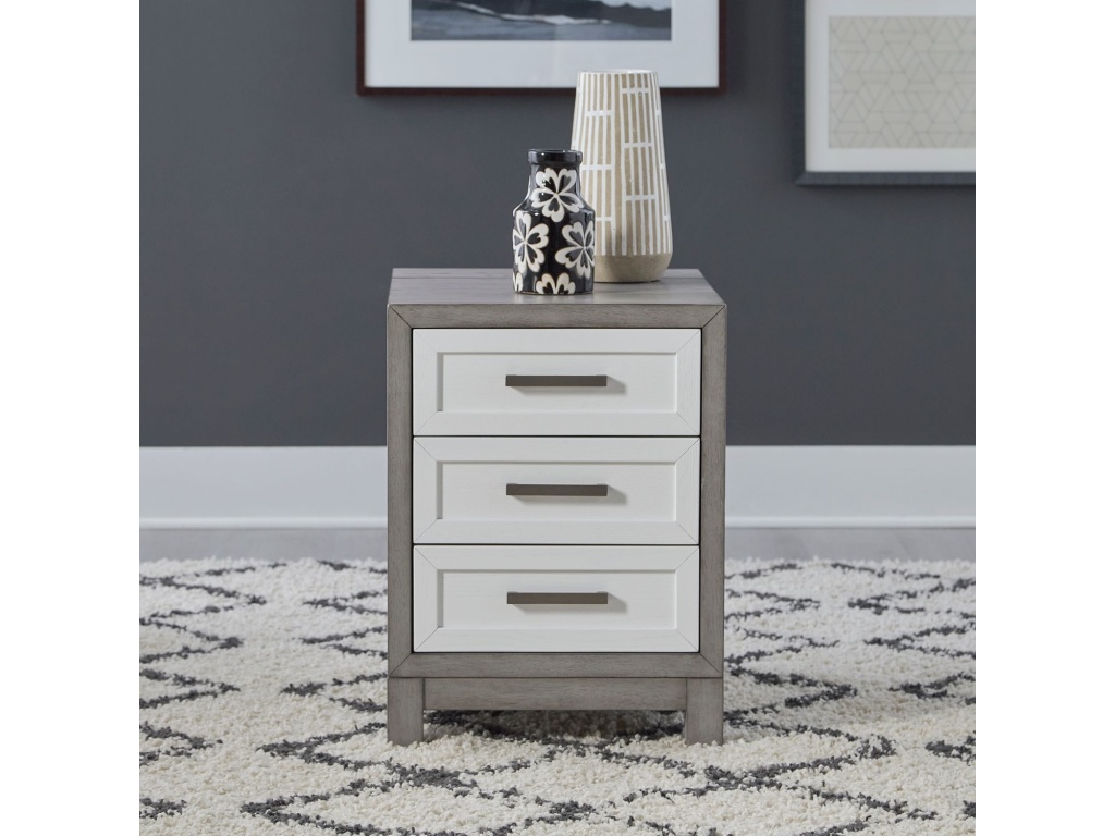 3 Drawer Chairside Table - main image