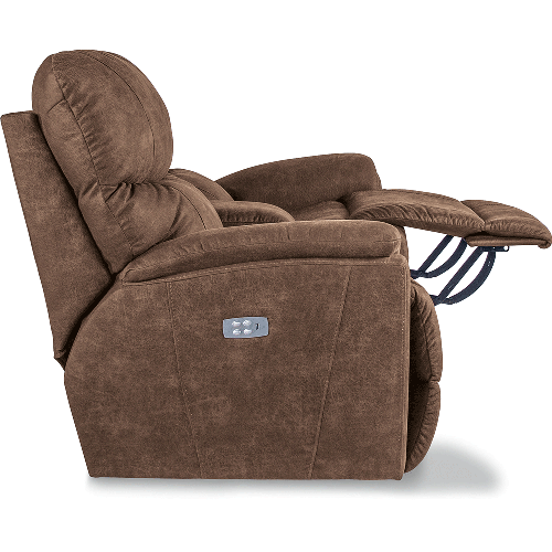 Trouper Power Reclining Loveseat w/ Headrest & Console - image 1