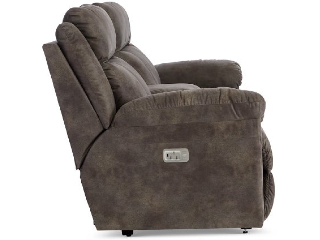 Joel Power Reclining Loveseat w/ Headrest & Console - image 3