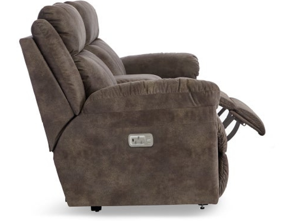 Joel Power Reclining Loveseat w/ Headrest & Console - image 4