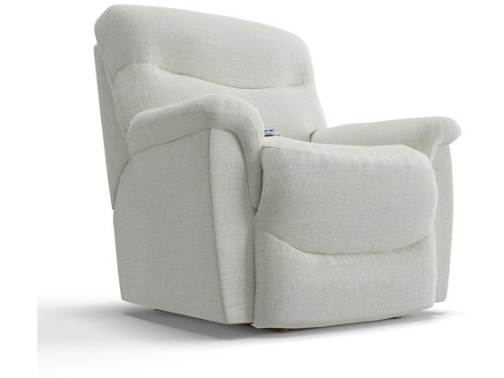 James Silver Power Lift Recliner - main image