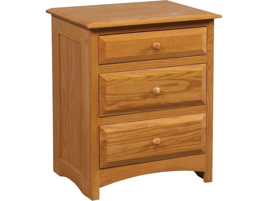 Simplicity 3-Drawer Nightstand - main image