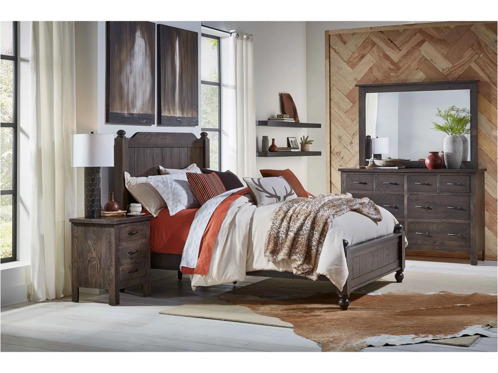 Homestead Solid Wood 8-Drawer Dresser with Mirror - image 1