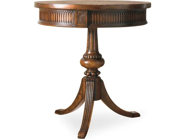 Round Pedestal Accent Table