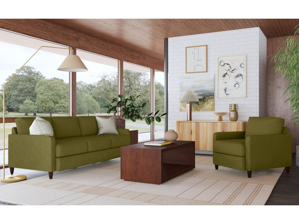 Fern Fabric Sofa - image 16