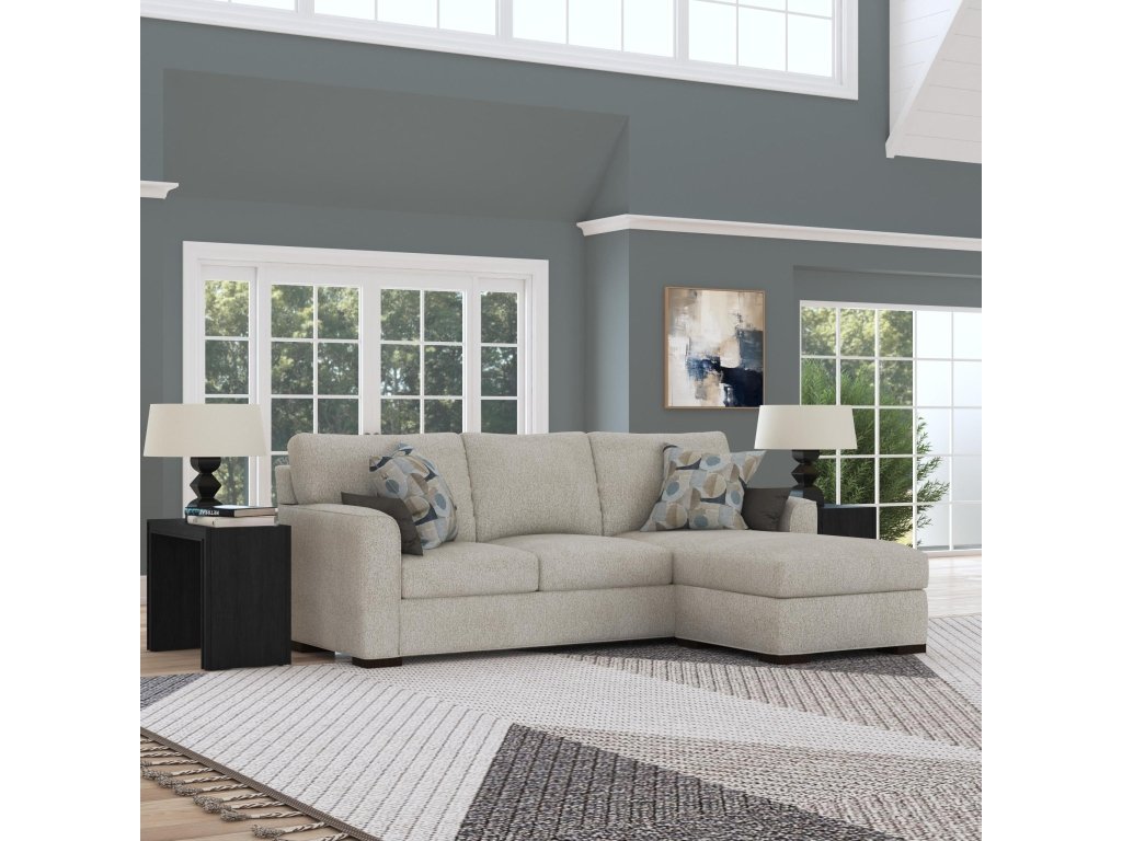 Jasper Fabric Reversible Chaise Sofa - image 1