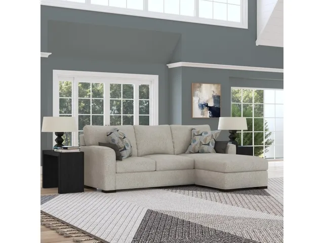 Jasper Fabric Reversible Chaise Sofa - Alternative View