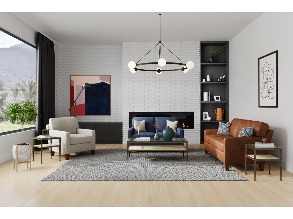 Moxy Fabric Loveseat - image 8