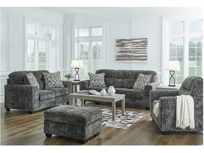 Lonoke Sofa, Loveseat, Oversized Chair and Ottoman