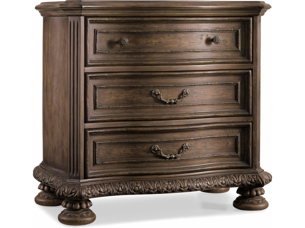 Rhapsody Three Drawer Nightstand - main image