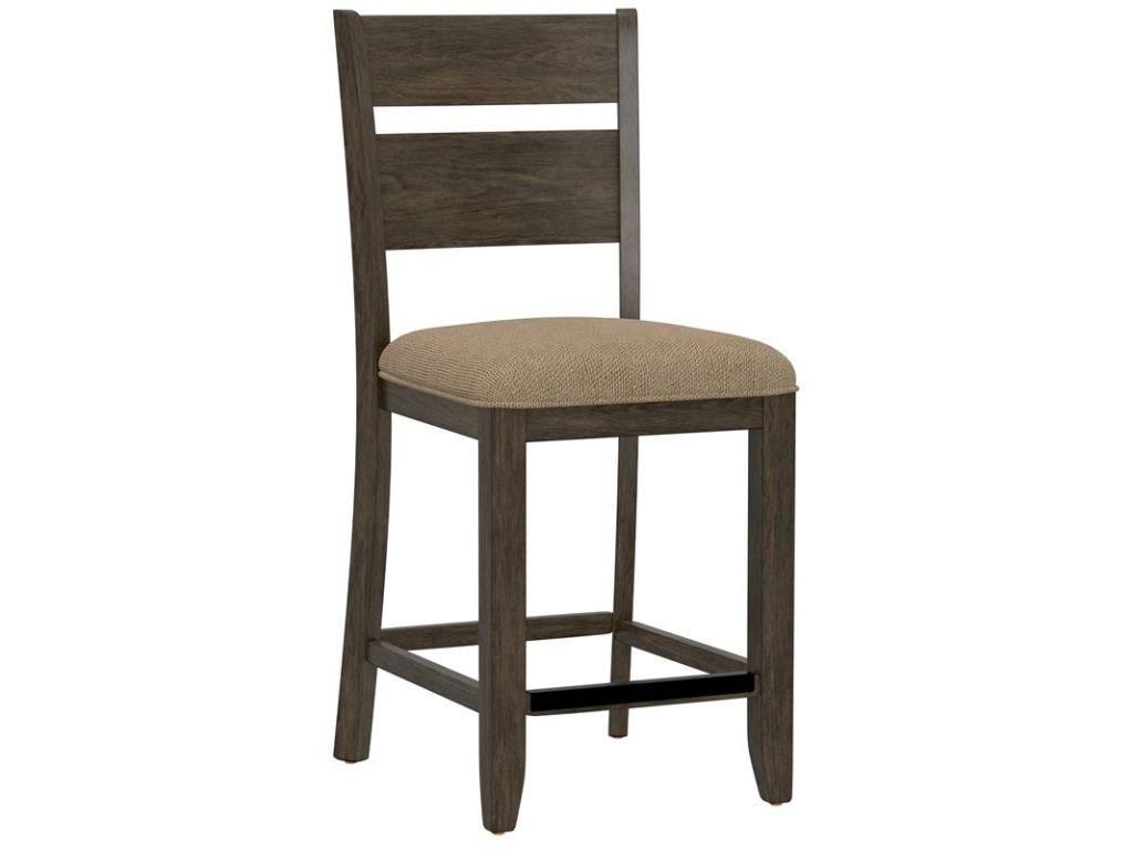 6Pc Set - Gathering Table W /  4 Chairs & Bench, Brown - image 2