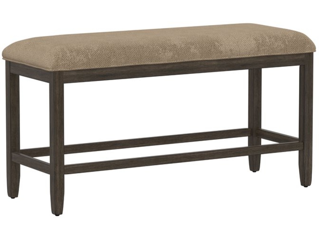 6Pc Set - Gathering Table W /  4 Chairs & Bench, Brown - image 3