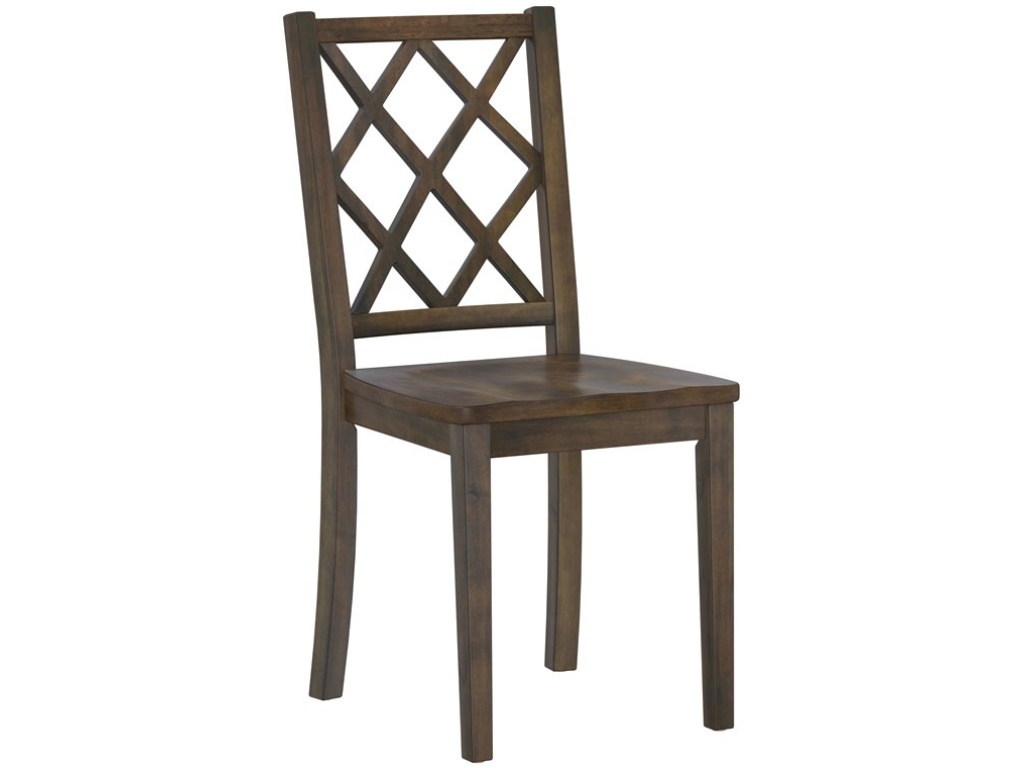 5Pc Set - Dining Table W /  4 Chairs - Brown - image 1