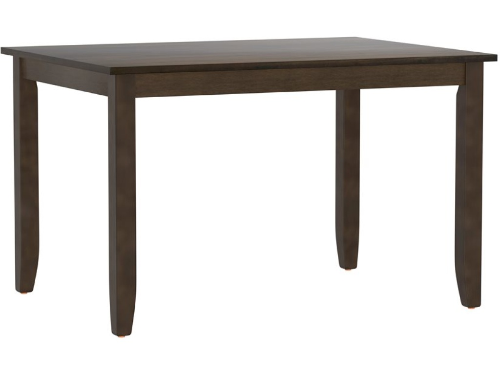 5Pc Set - Dining Table W /  4 Chairs - Brown - image 2