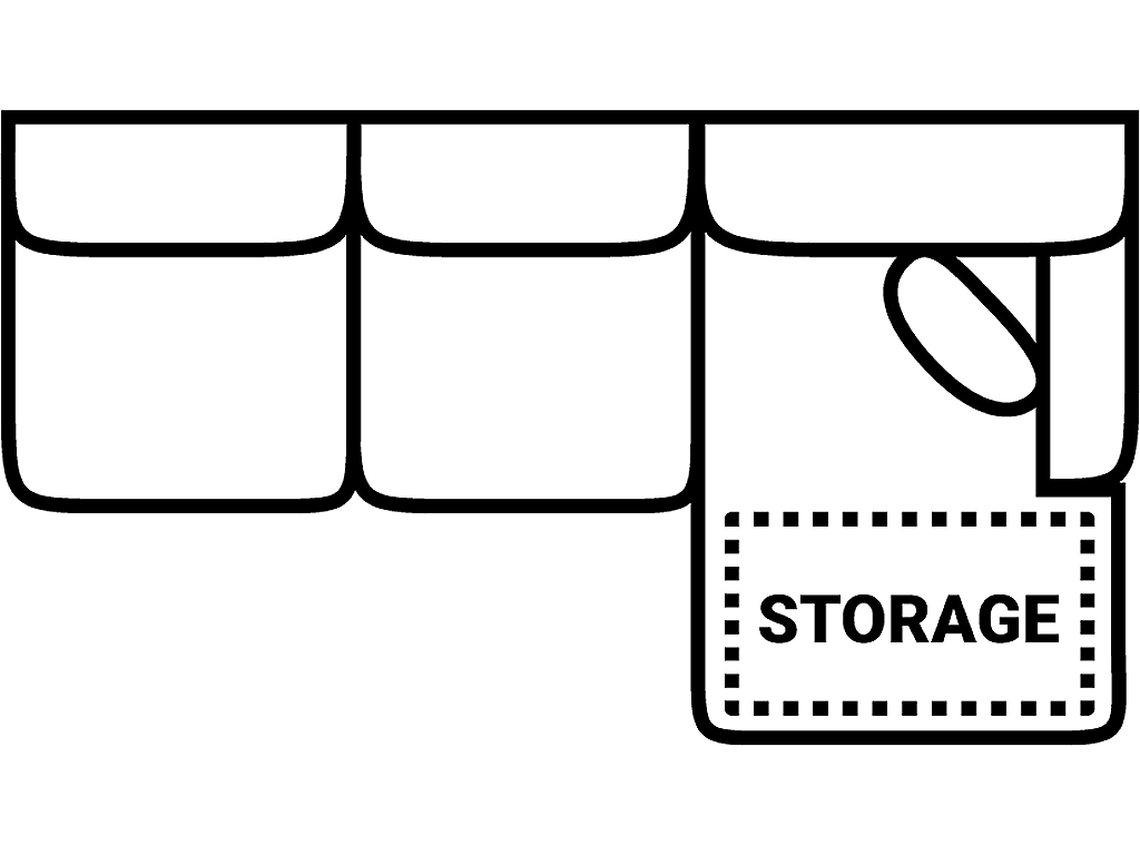 RSF 1 Arm Sofa Chse Stor. - image 1