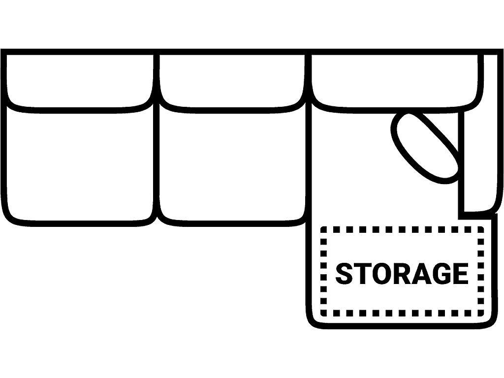 RSF 1 Arm Sofa Chse Stor. - image 1