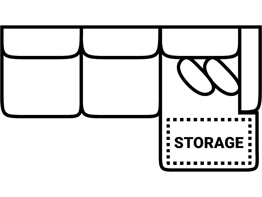 RSF 1 Arm Sofa Chse Stor. - image 1