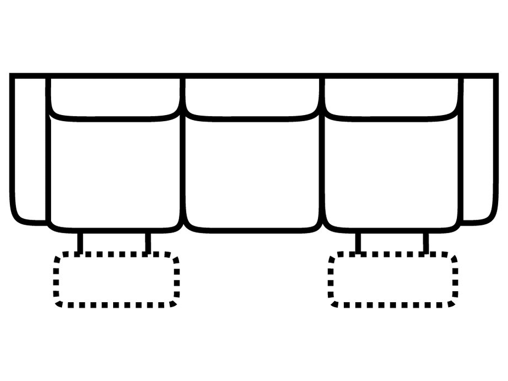 Dual Recl. Sofa - image 1