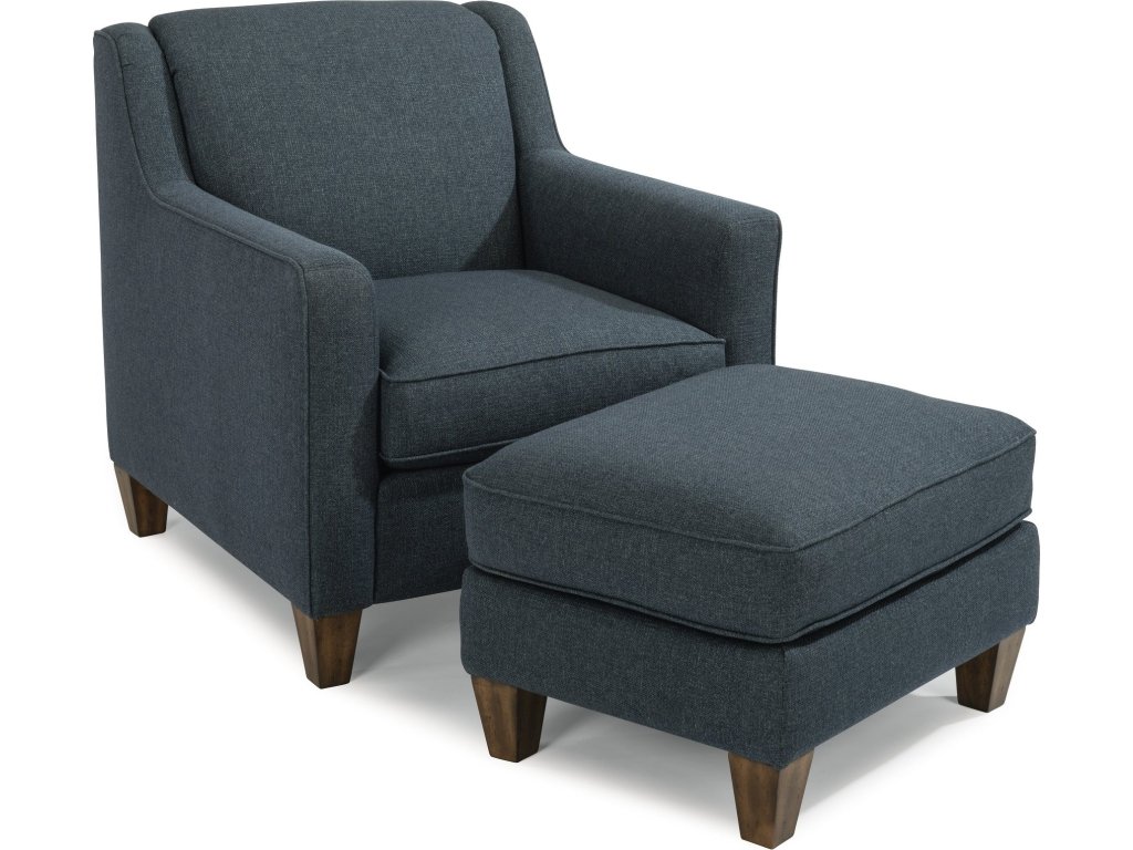 Holly Fabric Ottoman - image 3