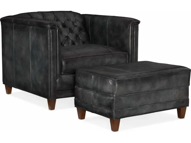 Jaden Stationary Tufted Chair 8-Way Tie - Alternative View