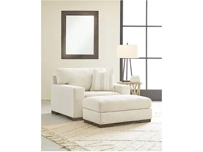 Maggie Oversized Chair and Ottoman