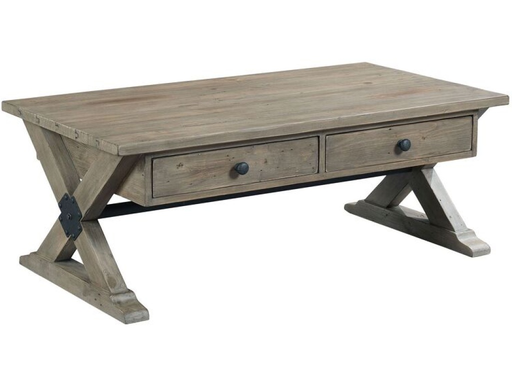 Trestle Rectangular Cocktail Table - main image