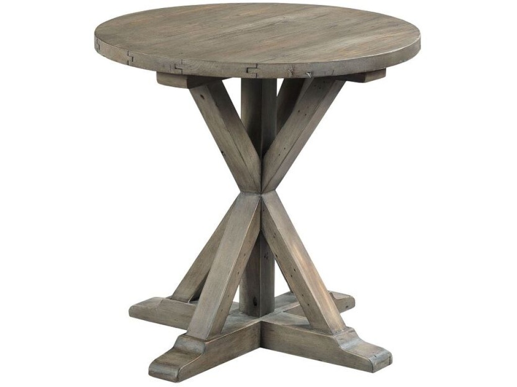 Trestle Round End Table - main image