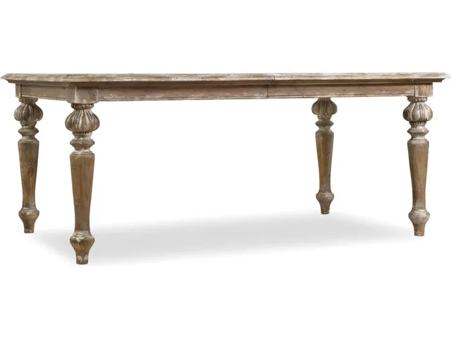 Chatelet Rectangle Leg Dining Table with Two 18'' Leaves