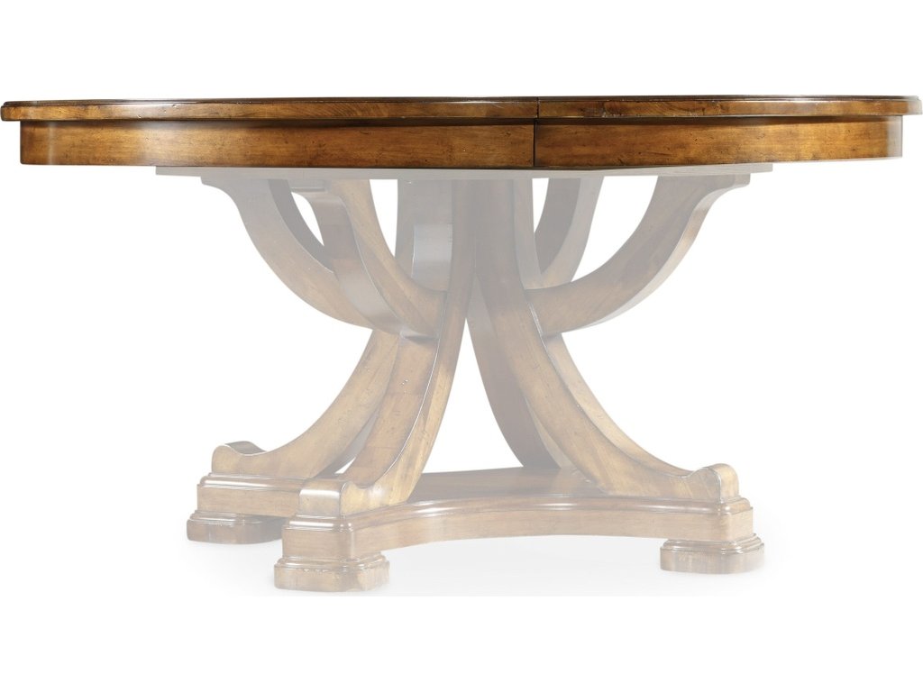 Tynecastle Round Pedestal Dining Table with One 18'' Leaf - image 5