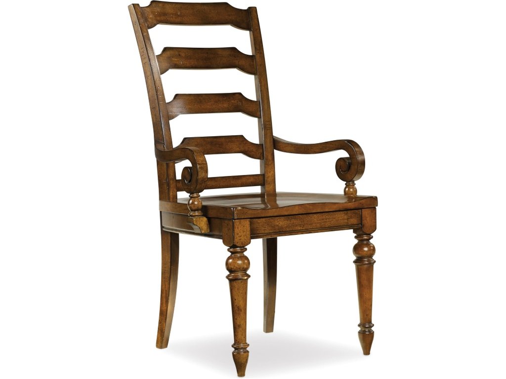 Tynecastle Ladderback Arm Chair - 2 per carton/price ea - main image