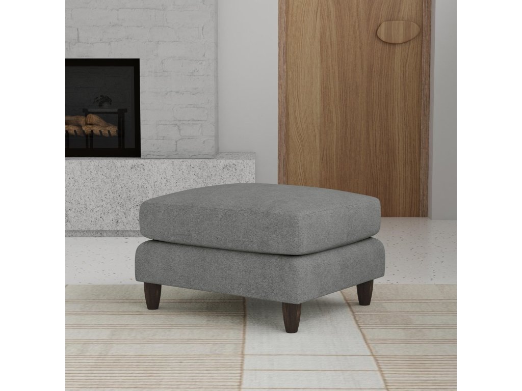 Thomas Fabric Ottoman - image 1