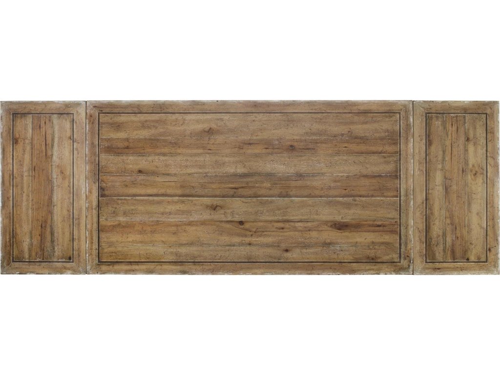 Chatelet Refectory Rectangle Trestle Dining Table with Two 22'' Leaves - image 2