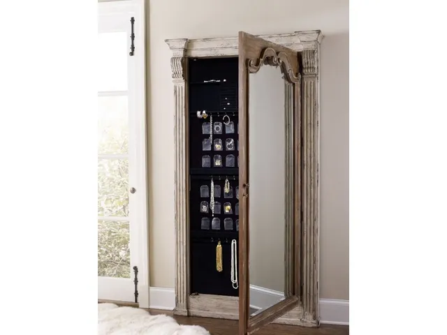 Chatelet Floor Mirror w/Jewelry Armoire Storage - Alternative View