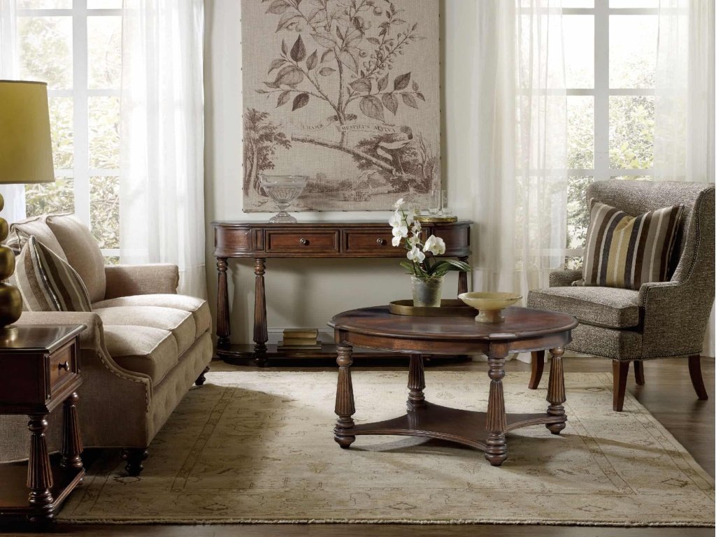 Leesburg Demilune Hall Console - image 2