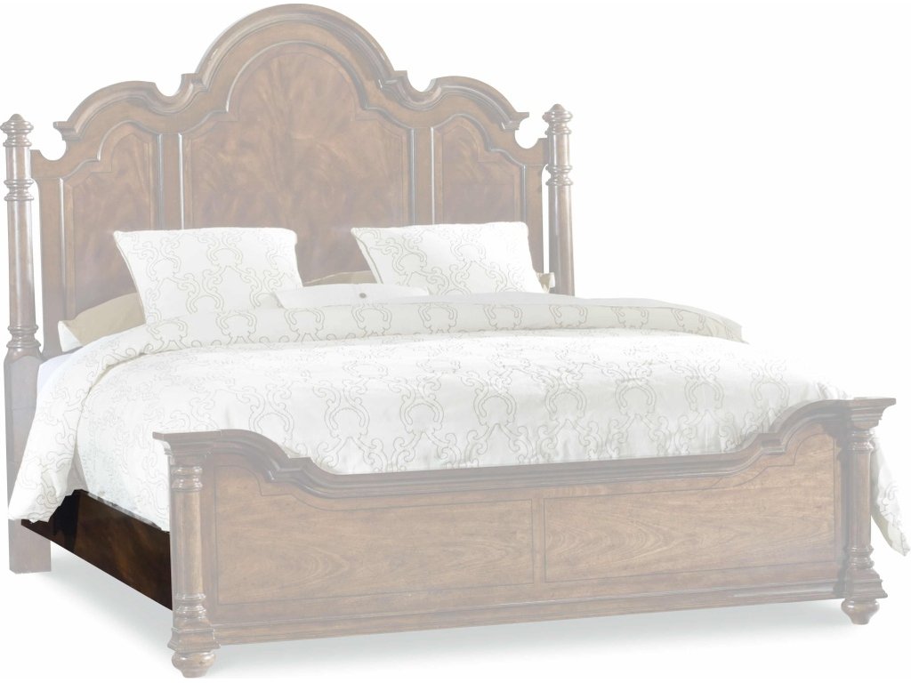 Leesburg King Upholstered Bed with Wood Rails - image 3