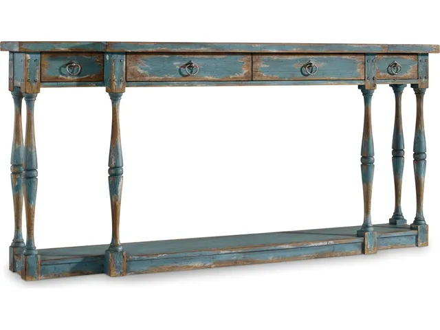 Sanctuary Four-Drawer Thin Console