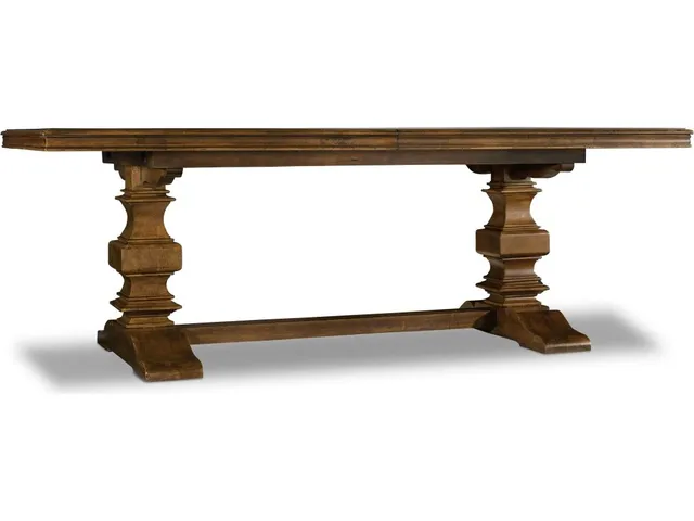 Archivist Trestle Table w/2-18in Leaves