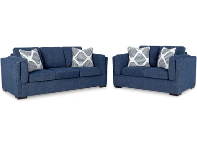 Evansley Sofa and Loveseat